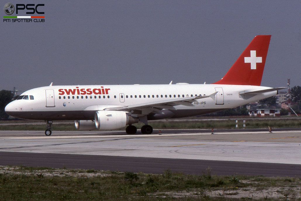 HB-IPS A319-112 734 Swissair © 2018 courtesy of Marco Ceschi - Piti Spotter Club Verona