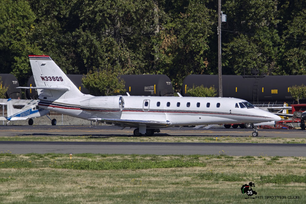 N339QS Ce680 680-0191 NetJets @ Boeing Field Airport 22.09.2015 © Piti Spotter Club Verona