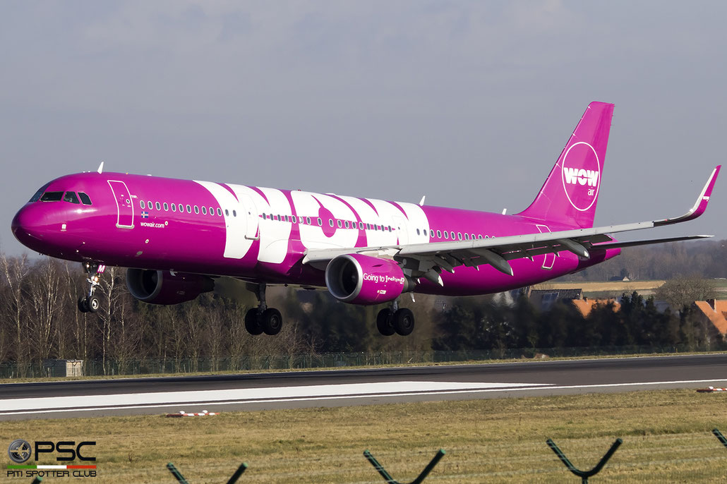 TF-MOM A321-211 6210 WOW air @ Bruxelles Airport 14.03.2018 © Piti Spotter Club Verona