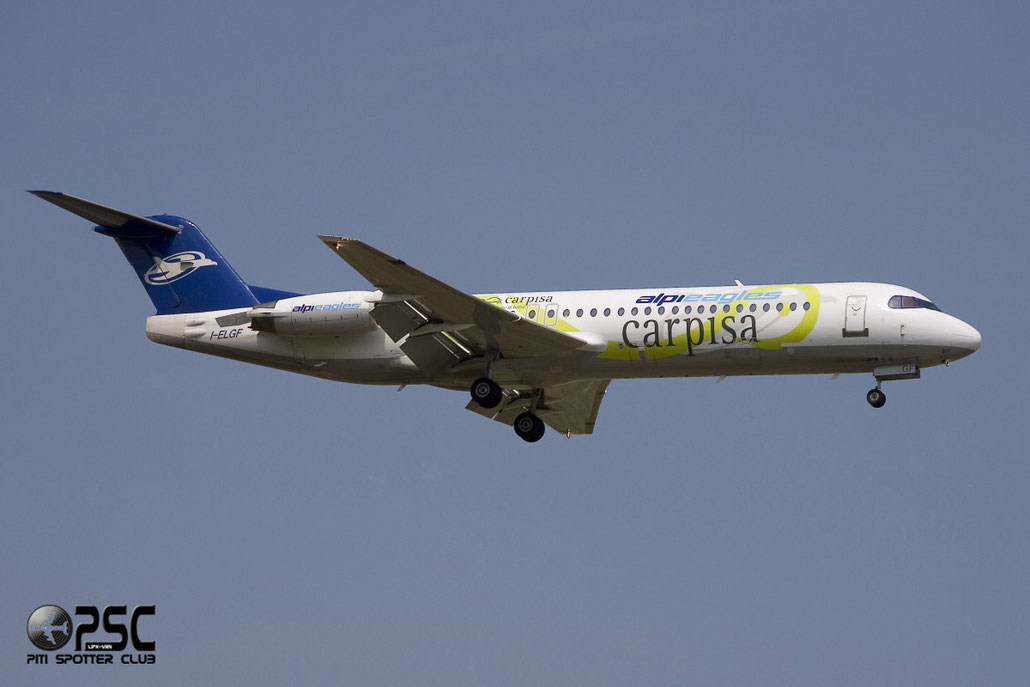 I-ELGF Fokker 100 11253 Alpi Eagles