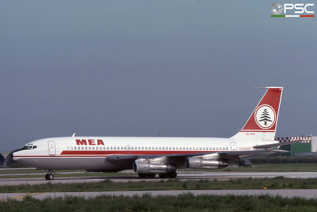 OD-AFN B720-023B 18030/195 MEA - Middle East Airlines © 2018 courtesy of Marco Ceschi - Piti Spotter Club Verona