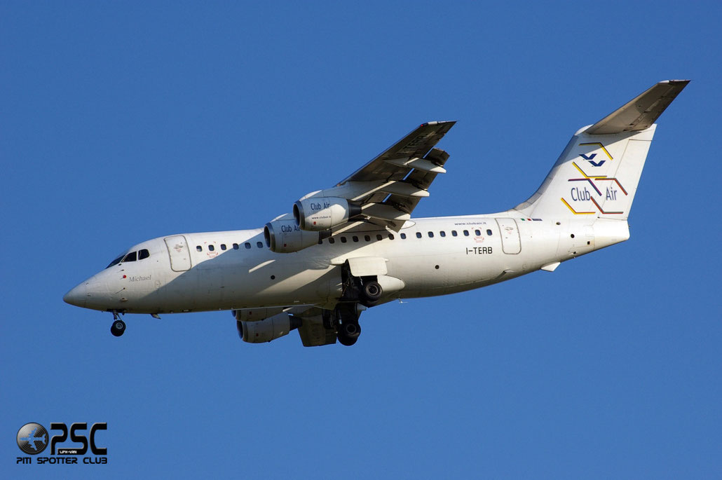 I-TERB BAe146-200A E2012 Club Air (Italy)