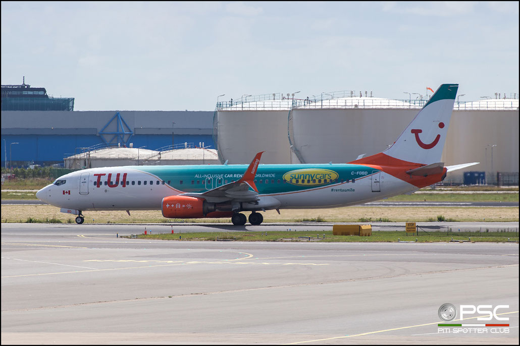 C-FDBD  B737-8Q8  30703/1964  Sunwing Airlines  @ Amsterdam 2019 © Piti Spotter Club Verona 