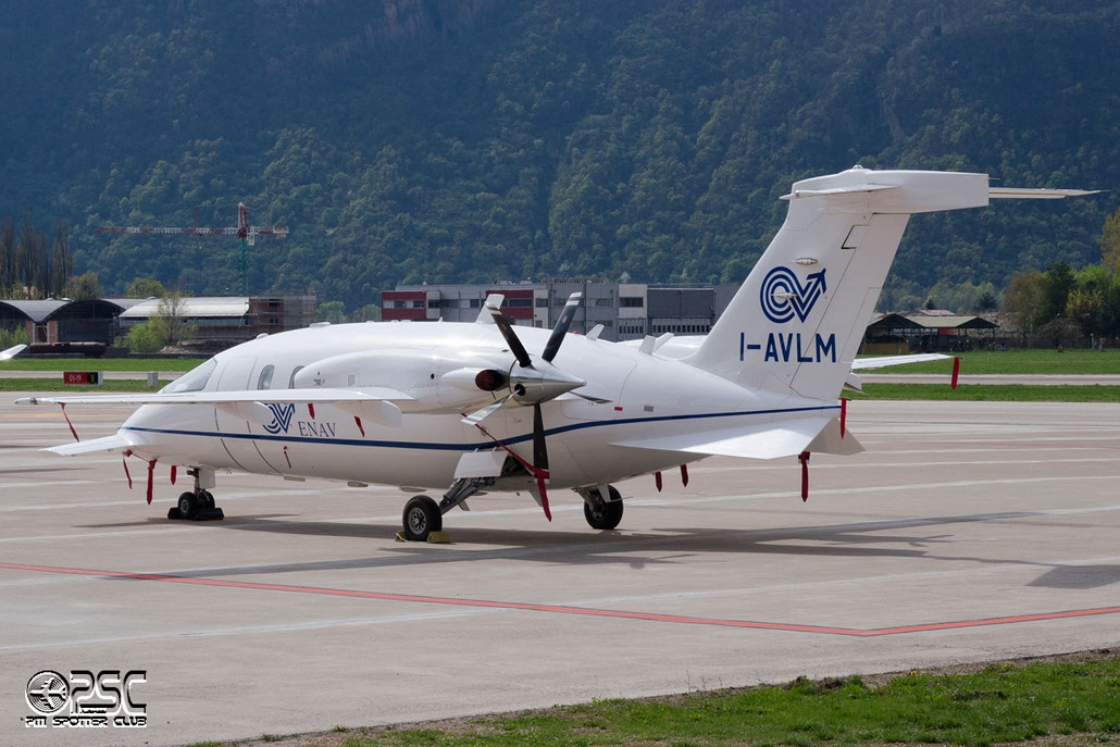 I-AVLM P180 1218 Piaggio Aero Industries SpA - ENAV @ Aeroporto di Bolzano © Piti Spotter Club Verona