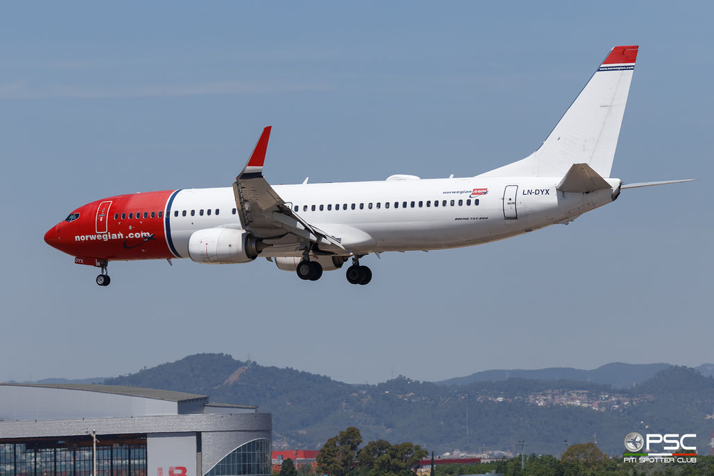 LN-DYX Boeing 737-8JP 39011 3946 cfm56-7B26  Norwegian Air Shuttle AOC 2012 @ Barcellona BCN 05 2026 © Piti Spotter Club Verona