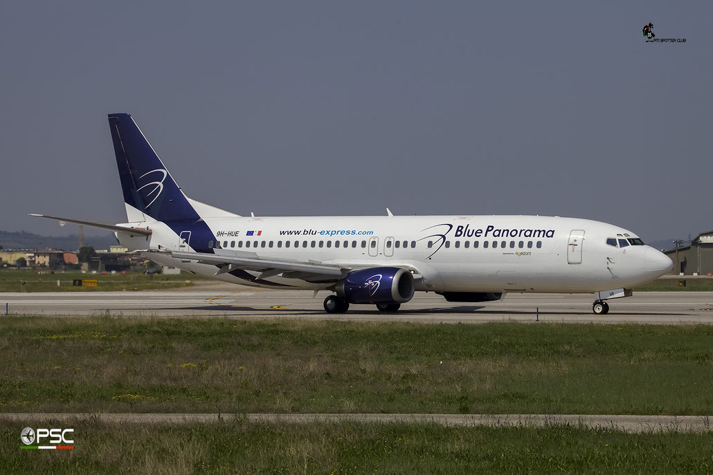 9H-HUE B737-430 27003/2328 Blue Panorama Airlines @ Aeroporto di Verona 09.04.2017  © Piti Spotter Club Verona