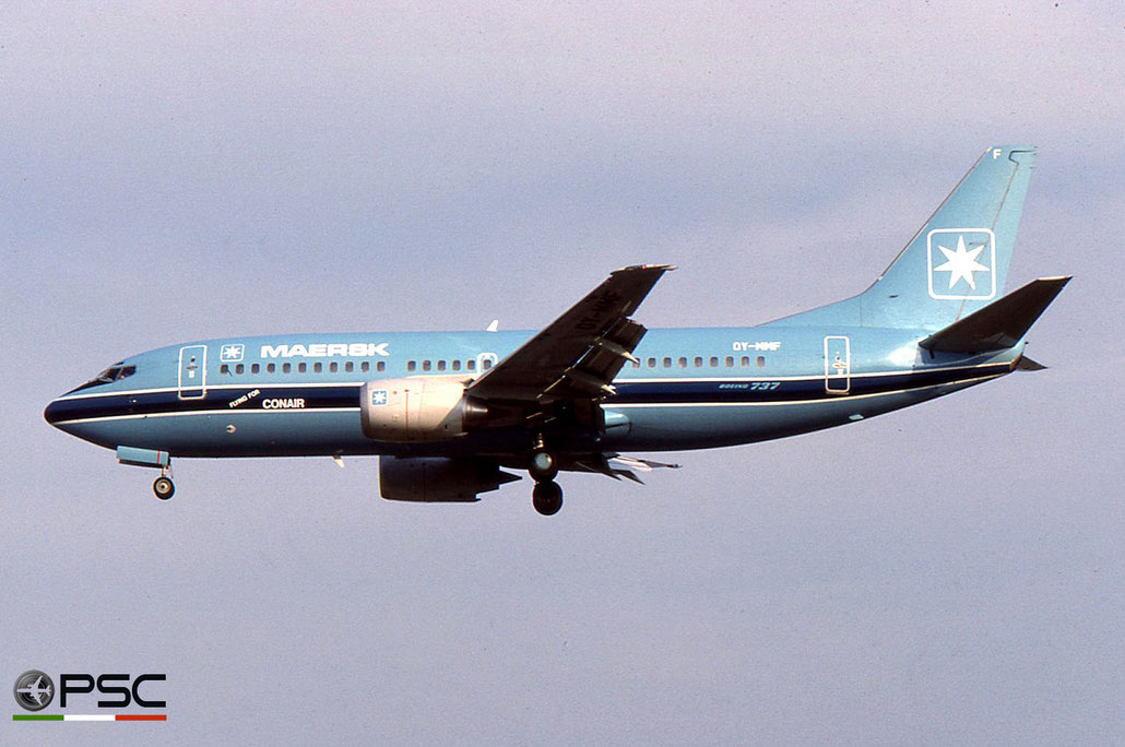 OY-MMF B737-3L9 24571/1815 Maersk Air © 2018 courtesy of Marco Ceschi - Piti Spotter Club Verona