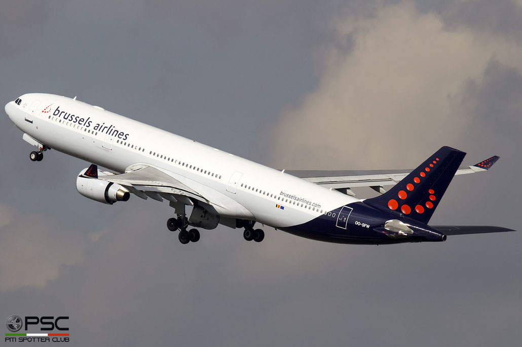 OO-SFW A330-322 82 Brussels Airlines @ Bruxelles Airport 14.03.2018 © Piti Spotter Club Verona