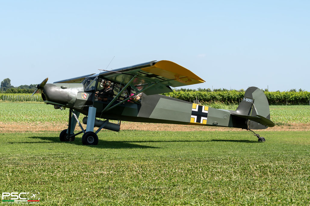 I-9091 - Fieseler Fi156A Storch - Private @ Bagnolo FlyParty 06 2024 © Piti Spotter Club Verona