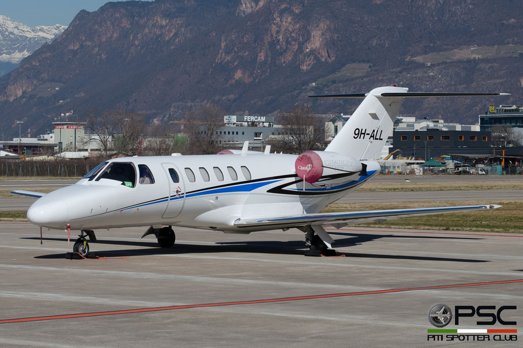 9H-ALL Ce525A 525A-0005 Luxwing Ltd. @ Aeroporto di Bolzano © Piti Spotter Club Verona