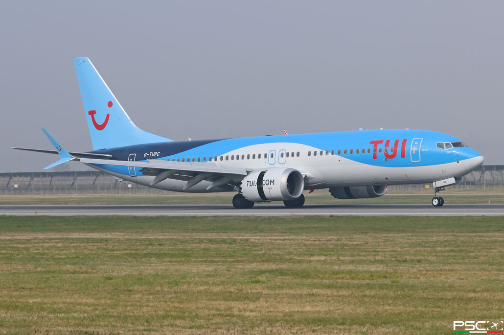 G-TUPC Boeing 737-8 (MAX 8) 65740 9413 LEAP-1B Girona TUI Airways 2025 @ Verona Villafranca 02 2026 © Piti Spotter Club Verona