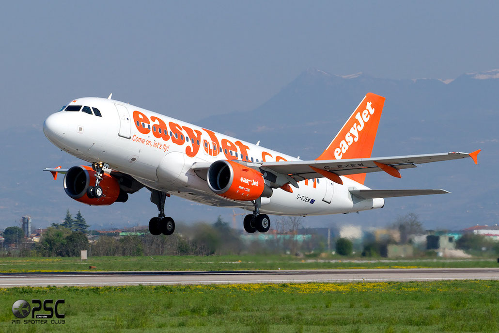 G-EZEW A319-111 2300 EasyJet Airline