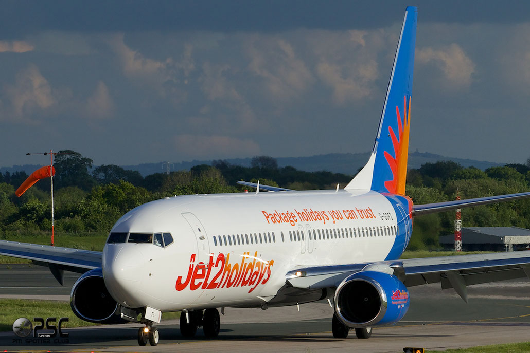 G-GDFZ B737-86Q 30276/920 Jet2 @ Manchester Airport 13.05.2014 © Piti Spotter Club Verona
