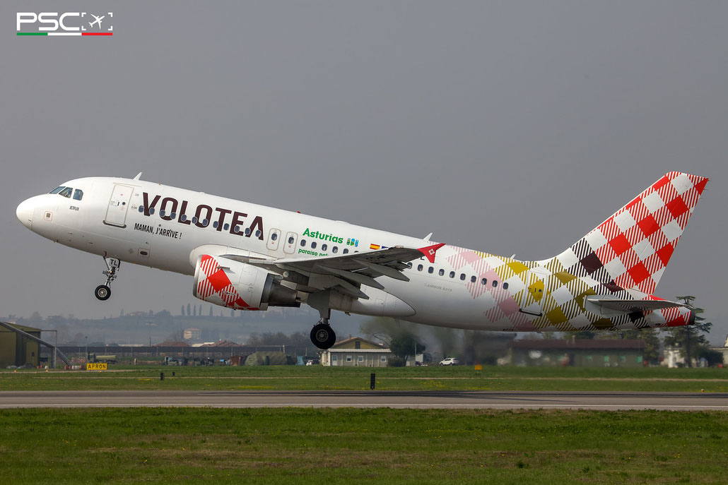 EC-MTL A319-111 2053 Volotea Air @ Aeroporto di Verona 03 2024 © Piti Spotter Club Verona