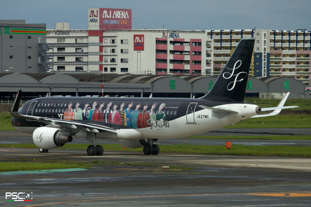 JA27MC Airbus A320-214 8964  cfm56-5B3  StarFlyer (AWAS) 2019 @ Fukuoka 06.2024 © Piti Spotter Club Verona