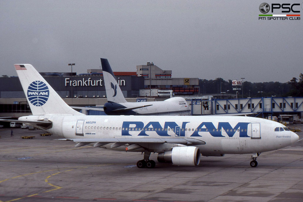 N802PA A310-222 333 Pan Am - Pan American World Airways © 2018 courtesy of Marco Ceschi - Piti Spotter Club Verona