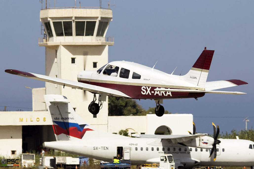 SX-ARA - P28A - Piper PA-28-161 Warrior II - @ Milos 2020 © Piti Spotter Club Verona 