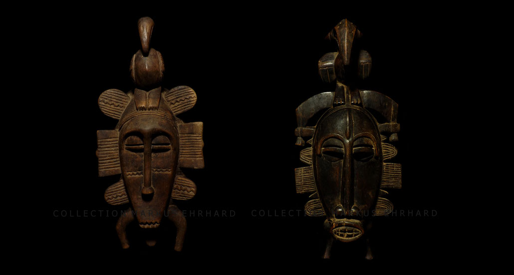 Kpelie masks by Doh Soro Senufo Senoufo