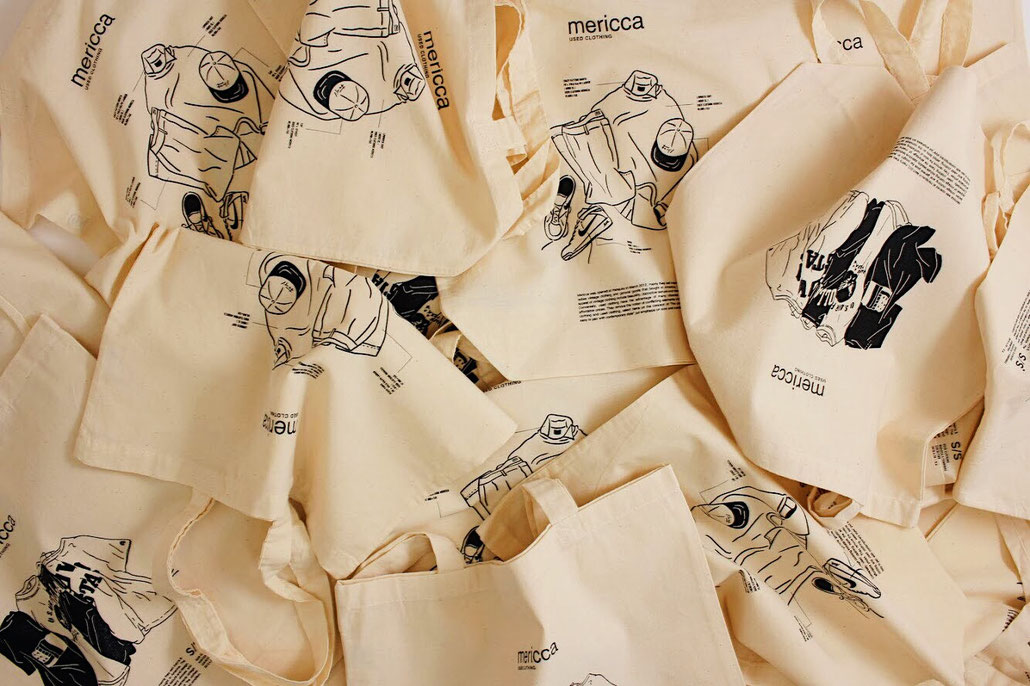 used clothing mericca  コラボトート