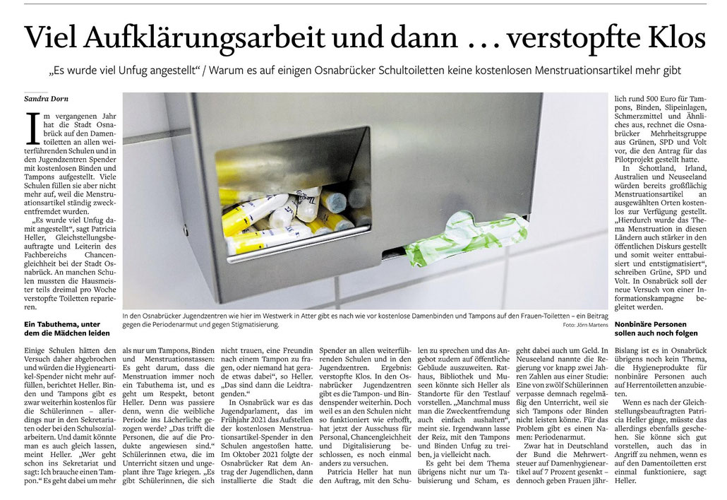 Quelle: Neue Osnabrücker Zeitung vom 11.01.2023