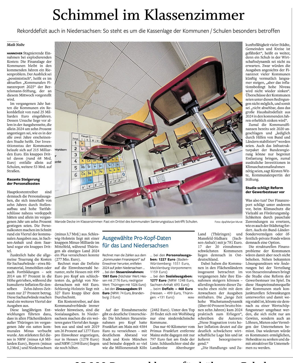 Quelle: NOZ v. 31.07..2025