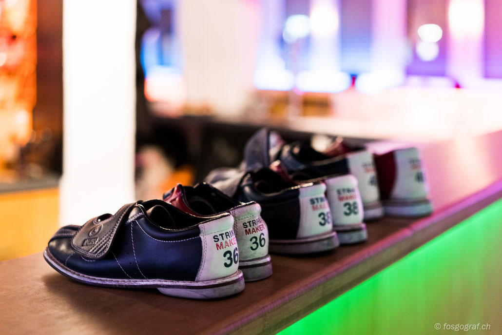 Bowlingschuhe für Klein und Gross im Prestige Bowling Dübendorf