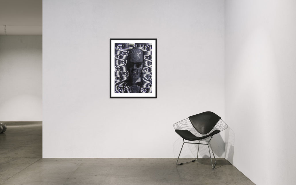 Kunst Edition Peter Kogler Max Headroom 
