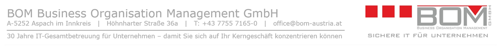 bom-austria Webseite!