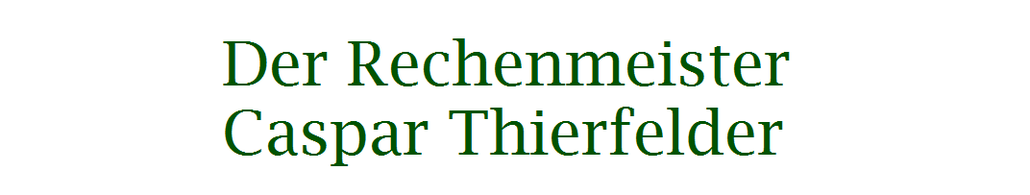 thierfelders Webseite!