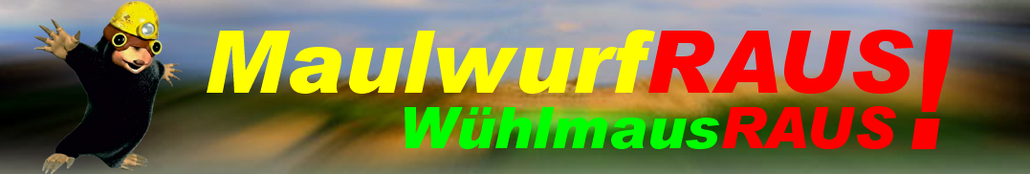 Maulwurffallen und Wühlmausfallen