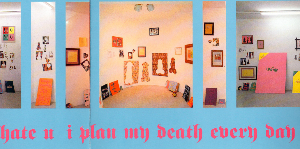 Candyass - Cary Leibowitz exhibition view 1991 (Galerie Krinzinger Vienna).