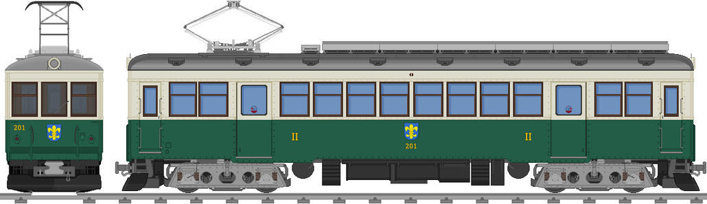 草津登山鉄道 Be 4/4 200形登山電車