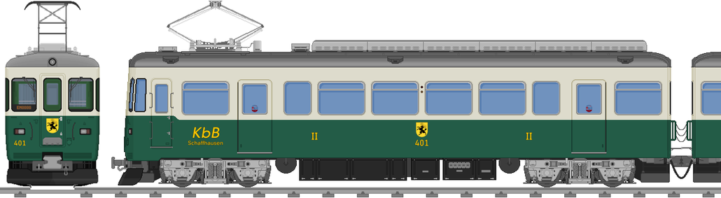 草津登山鉄道 Be 8/8 400形登山電車