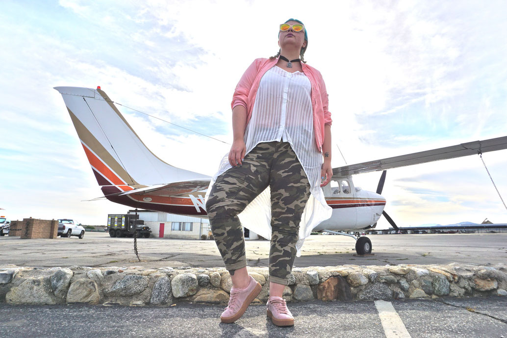 YMI JEANS GRANDE TAILLE PLUS SIZE BOMBER ROSE PINK