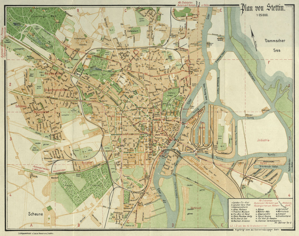 Karte Von Stettin