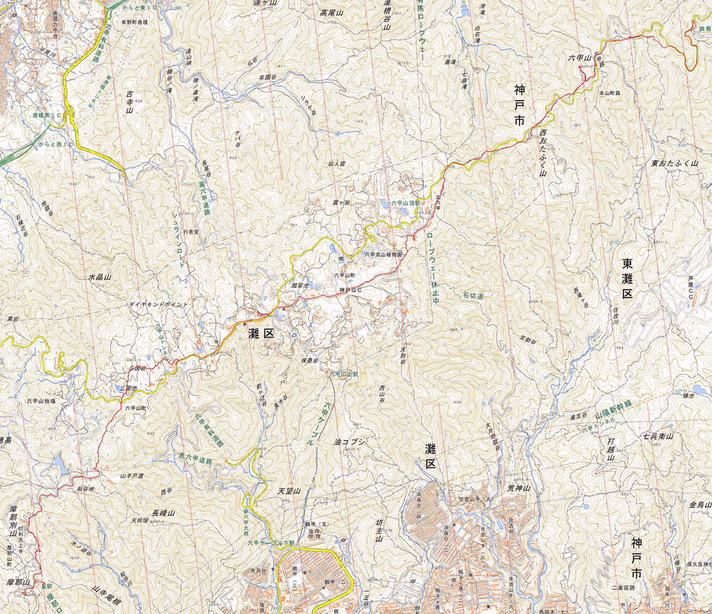 六甲山分割縦走4回目 摩耶山 六甲山最高峰 滋賀県勤労者山岳連盟 滋賀山友会 六甲山分割縦走4回目 摩耶山 六甲山最高峰 滋賀県勤労者山岳連盟 滋賀山友会