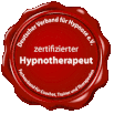Rotes Siegel für zertifizierter Hypnotherapeut vom Deutschen Verband für Hypnose  e.V.