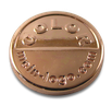 Logo-Anhänger rosegold