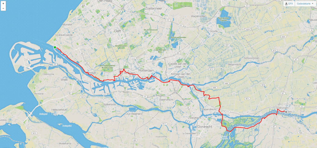 Hoek van Holland nach Gorinchem