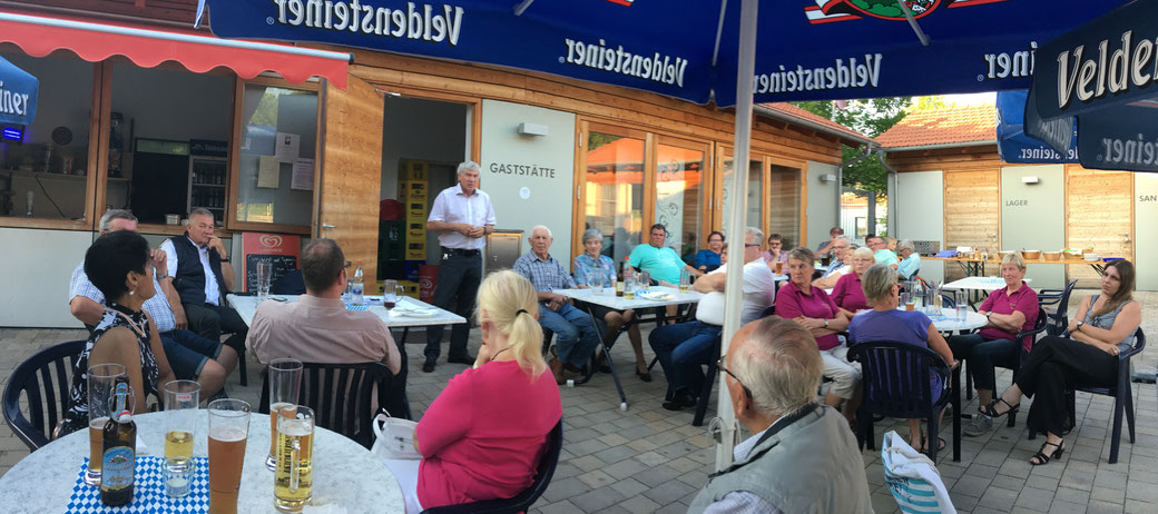 Klaus Hafner CSU Königstein Hirschbach Alois Karl Bundestagsabgeordneter Grillabend