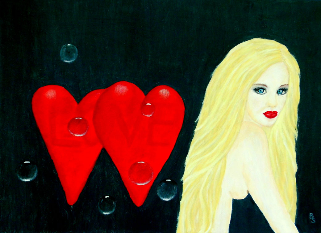 Maja in love, 70*50, 2014