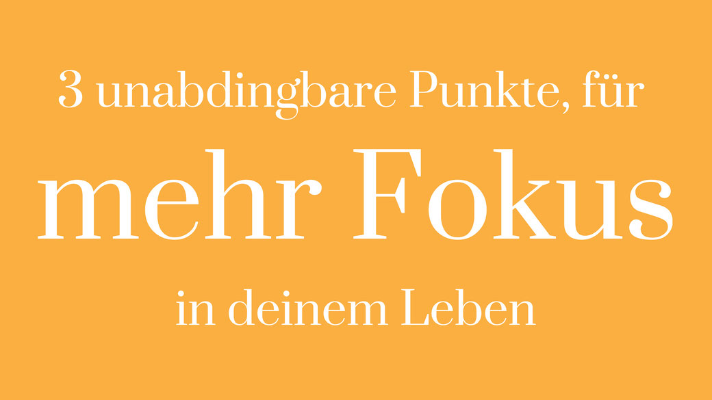 Fokus Erfolg Systematik Ordnung Struktur