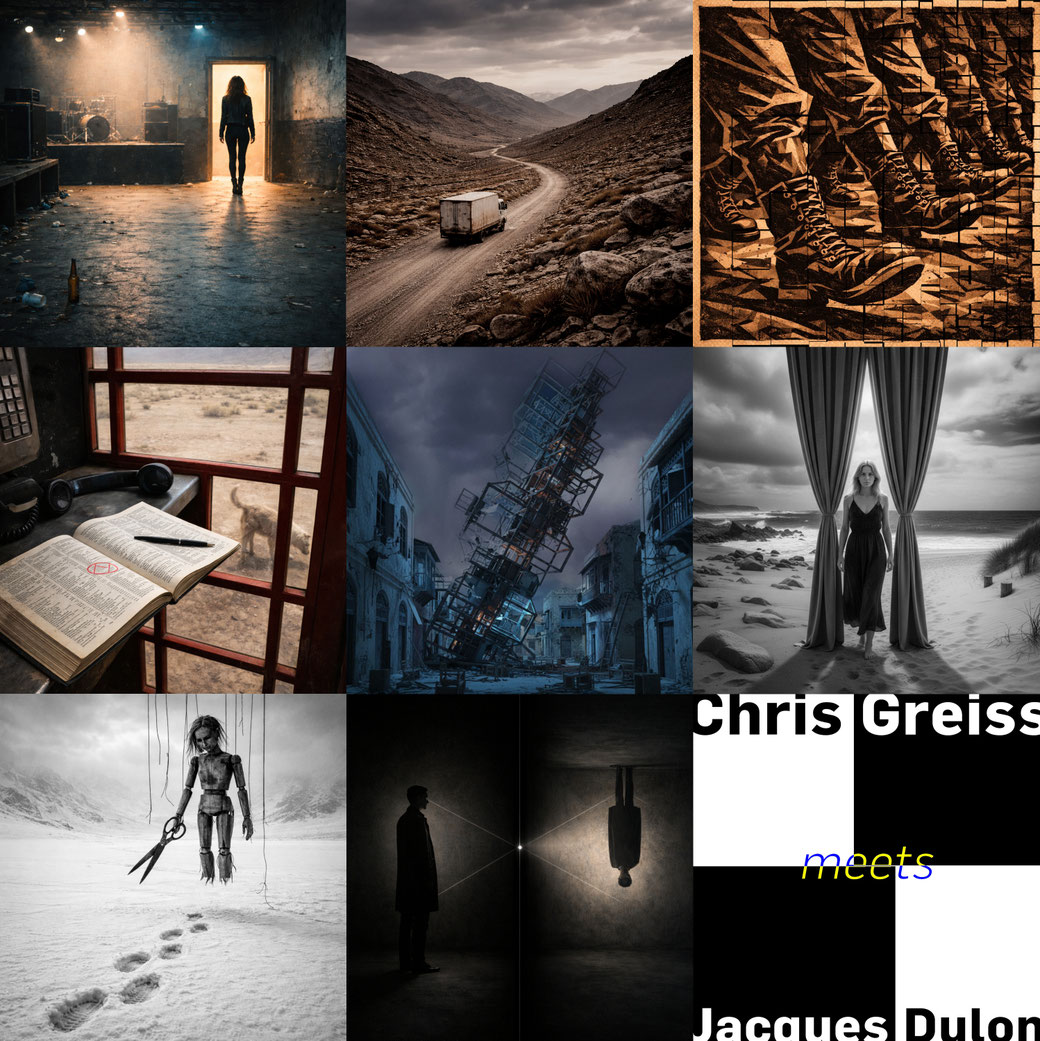 8 Lieder (Chris Greiss meets Jacques Dulon) (Bilder: K.I. generiert)