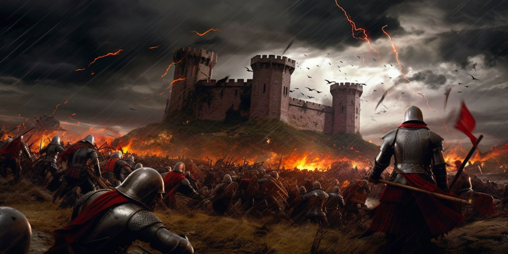 Wars of the Roses castle siege