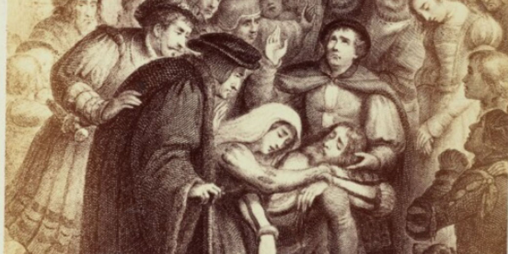Artwork titled A Call from God from the Getty Museum collection, featuring a religious theme connected to divine communication.