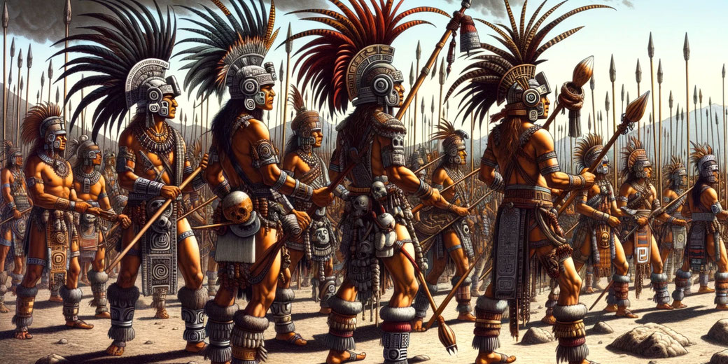 Aztec warriors