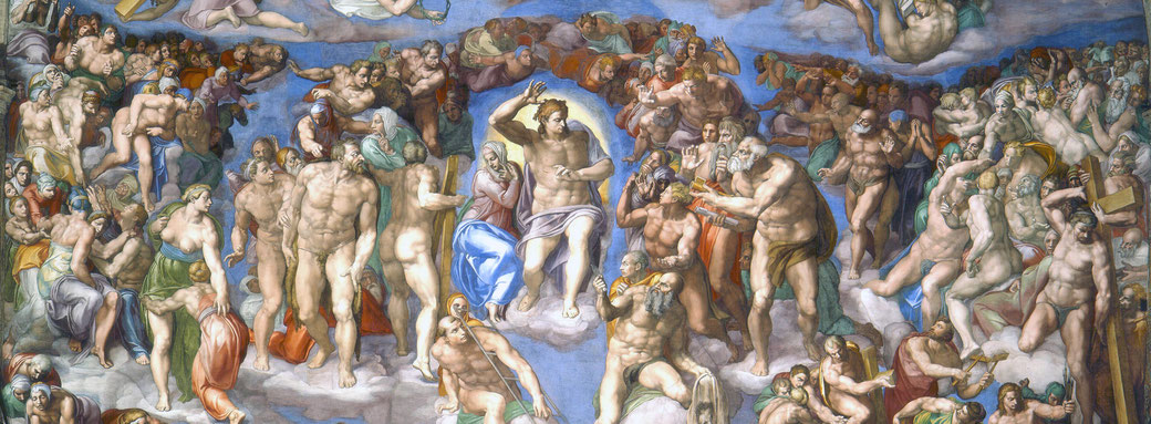 Michelangelo. (c. 1540). 'The Last Judgement', Sistine Chapel, Rome.