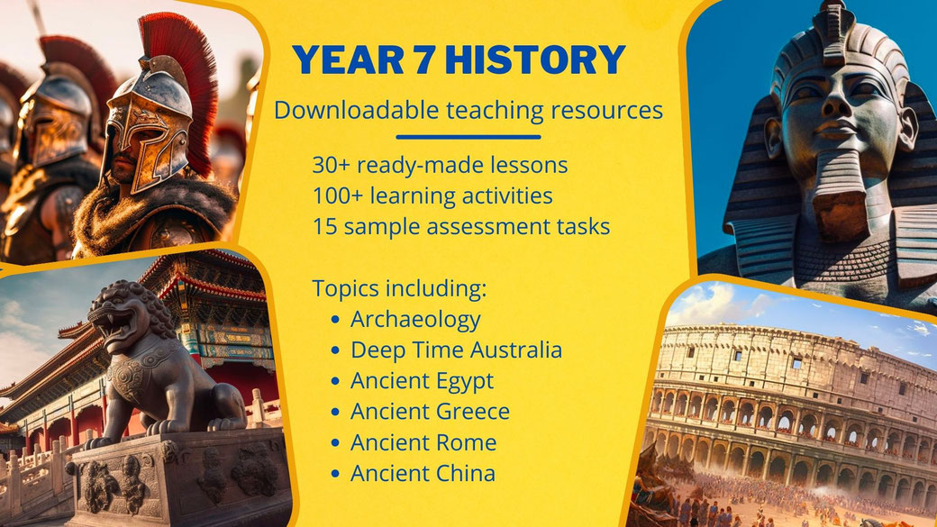 Worksheets and activities for Year 7 History lessons