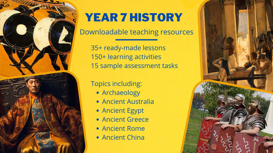 Worksheets and activities for Year 7 History lessons