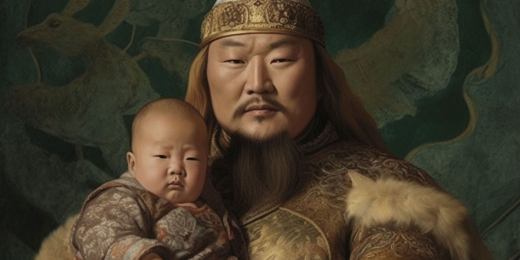 Descendant of Genghis Khan